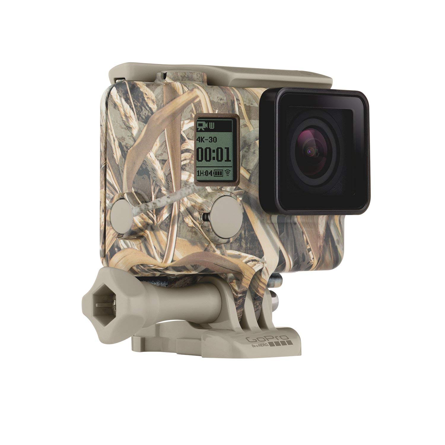 Original til gopro camo hus hurtig klip hero 4 hero 3+ sort realtree max -5 ahcsh -001+ caps kamera reparation