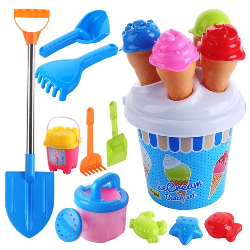 Top Ras, unieke Ijs Cupcake Strand Emmers Strand Set Gemaakt Van De Hoogste Kunststoffen Ijs Zand Modellen Emmer Set