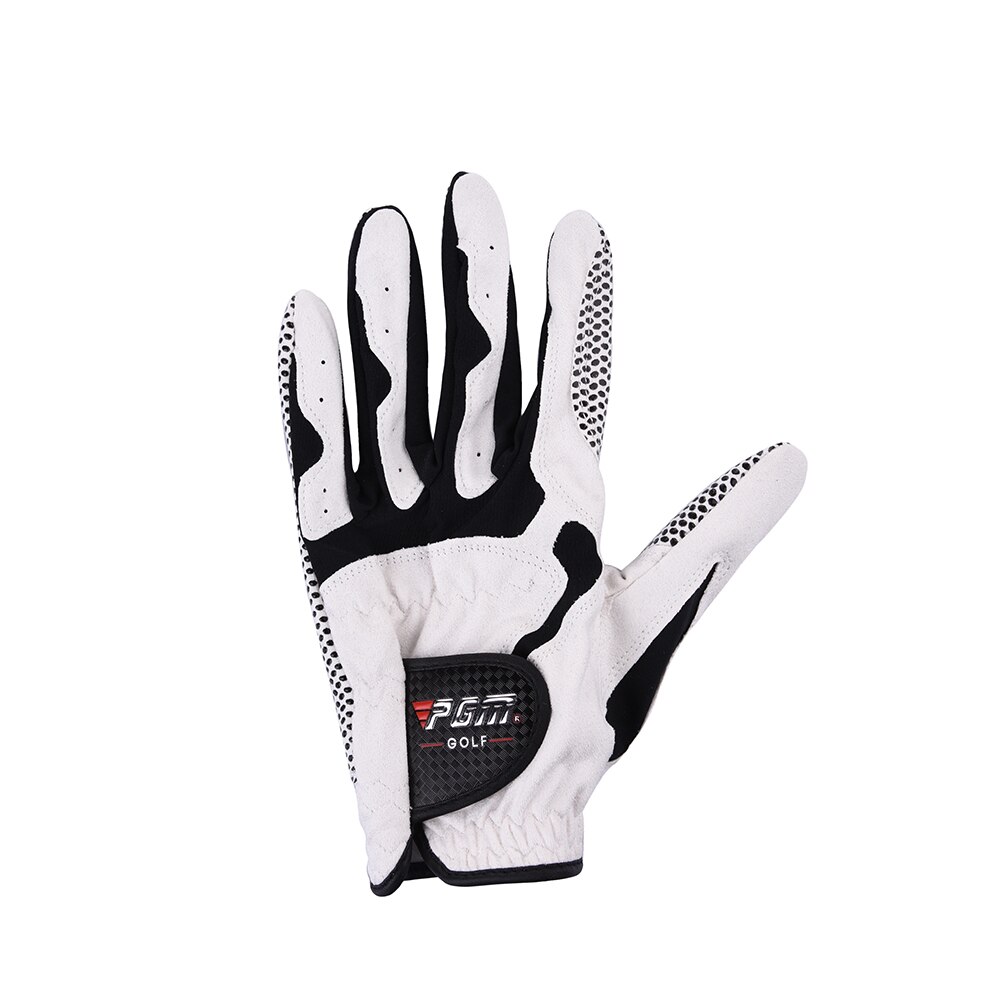 Gants de Golf homme Gant Microfibre Doux Blanc Bleu Main Gauche Anti-dérapage Antidérapant Particules Respirant Gant De Golf Directe: White D 26