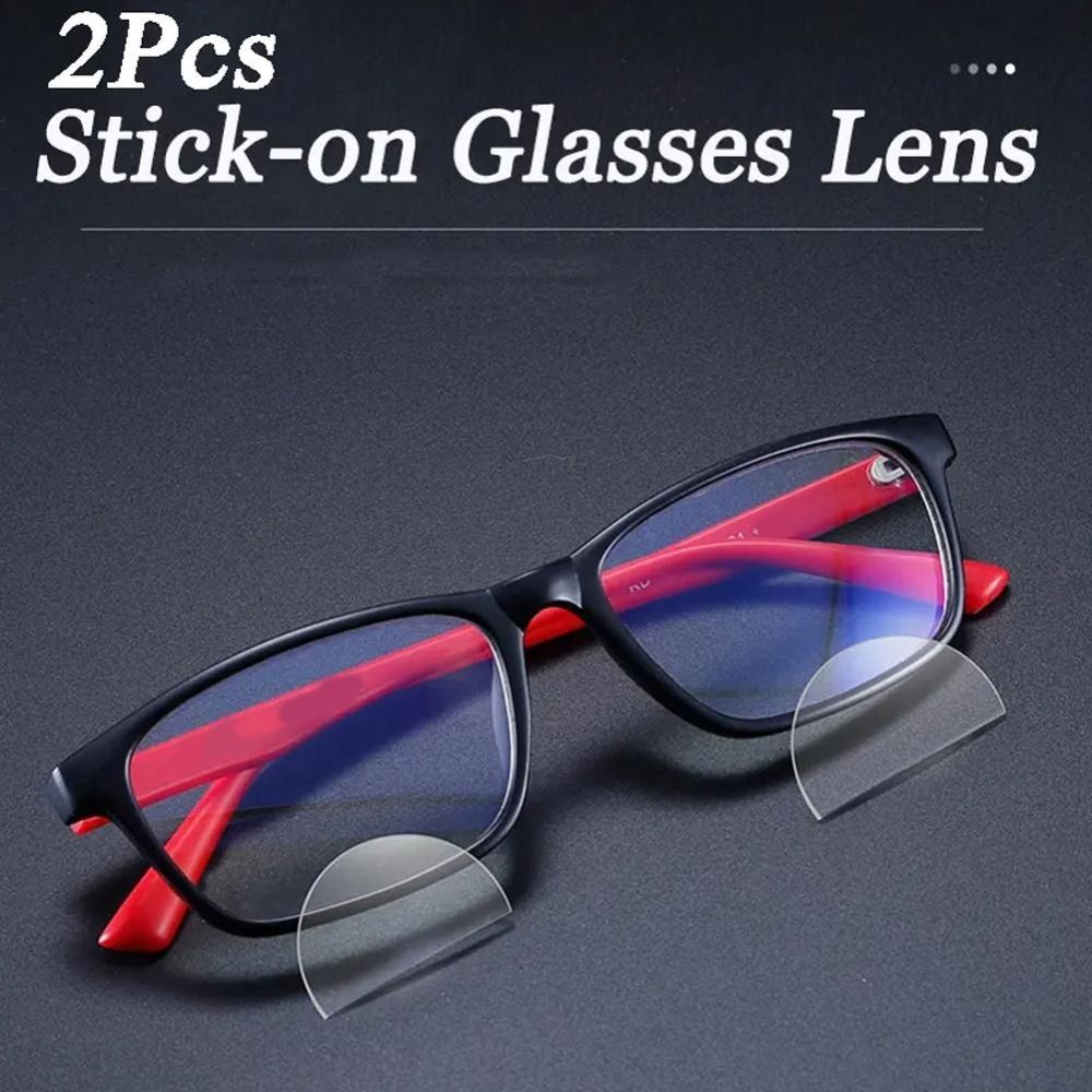 Reutilizáveis Presbiopic Óculos Espelho Patch, Lentes Bifocais, Stick-On, Substituição, Óculos De Leitura