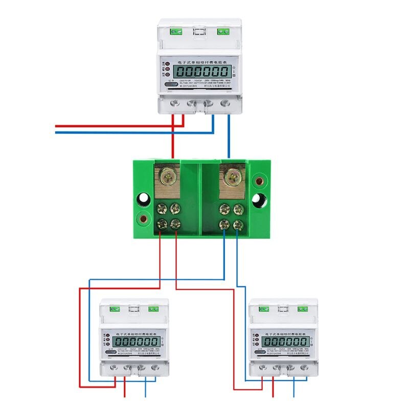 Unipolar Splitter Junction Box Metering Cabinet Wire Terminal Block Retardant Flame Retar Electrical Accessories