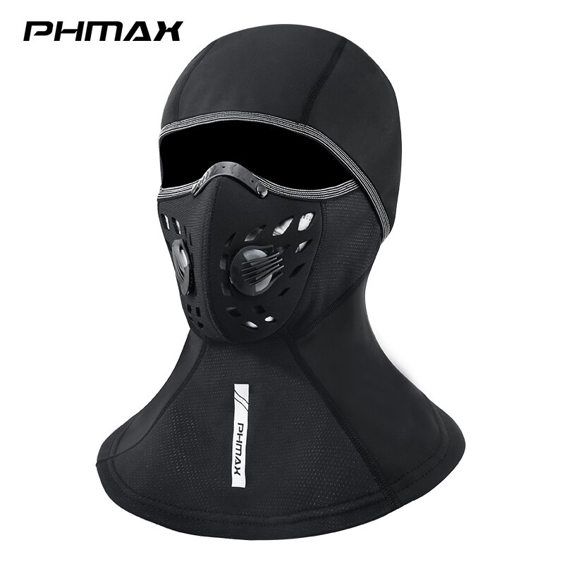 PHMAX Vlies Ski Maske Winter MTB Fahrrad Radfahren Gesicht Maske Mit Filter Halten Warme Teilt Maske draussen Sport Fahrrad Headwear kappe: PM-ZPMZ-LF7968