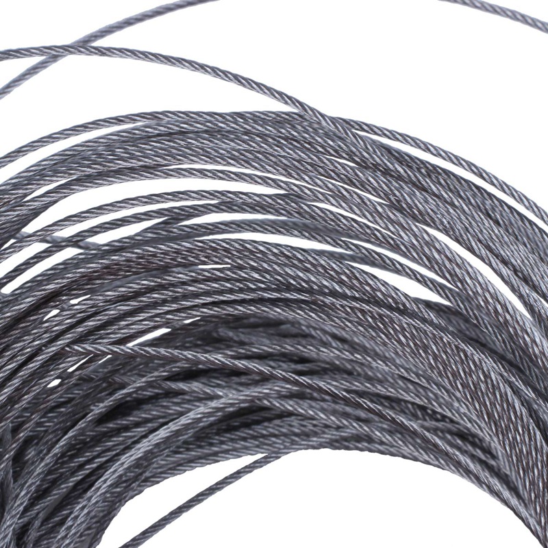 STAINLESS Steel Wire Rope Cable Rigging Extra, Length:25m Diameter:1.0mm