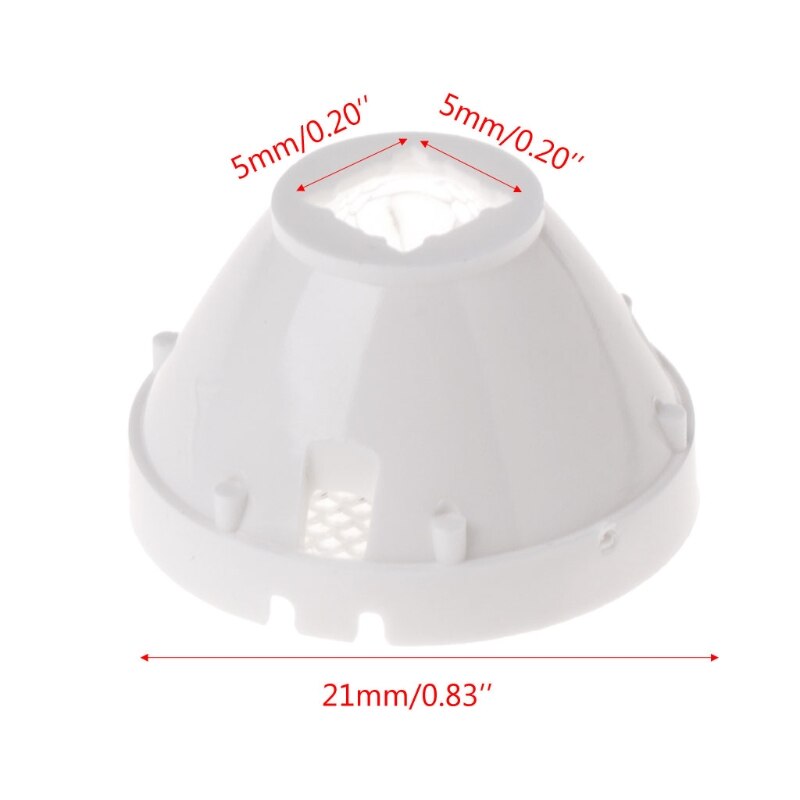 21 MM High-power LED Lens Reflector Collimator 10/25/45/60 Graden Lens Reflector