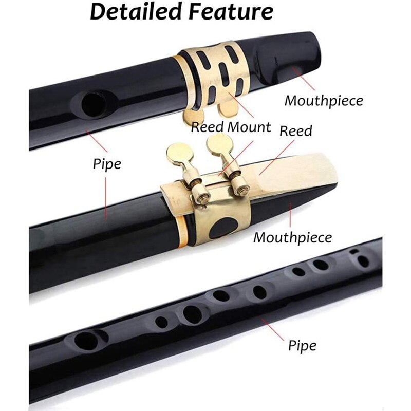 Mini sax bærbar pocket sax pocket saxphone nybegynner liten sax little sax mini altsaksofon enkel tast c pocket musikkverktøy