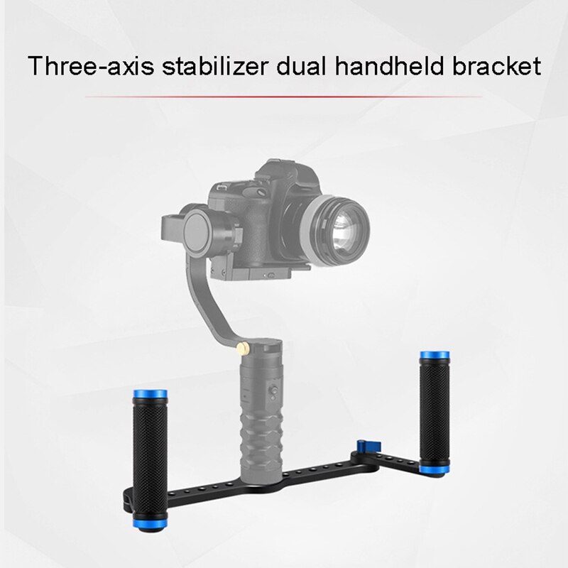 JABS Dual Handle Grip Camera Stabilizer Three-Axis Gimbal Photography Accessories Support Multi-Angle Conversion