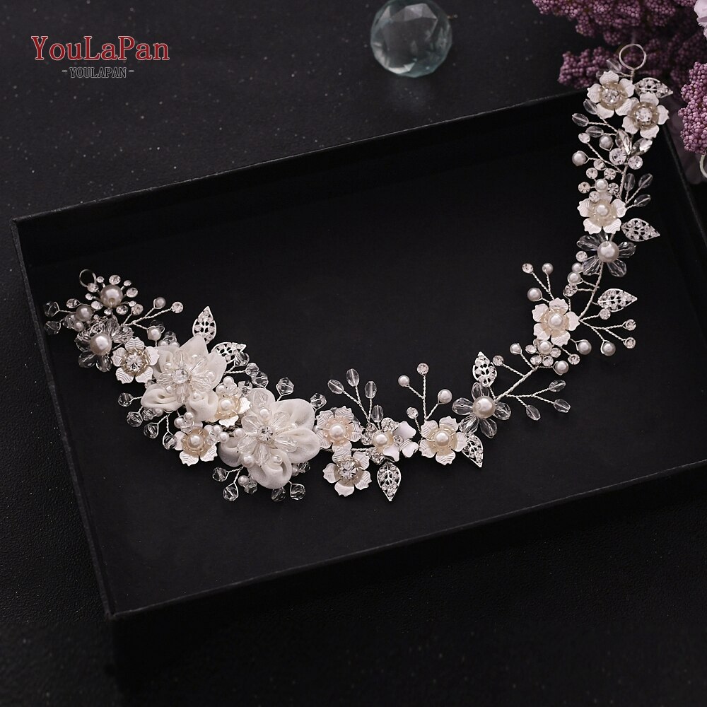 TOPQUEEN-bandeau de luxe pour mariage, HP273, bandeau, bijoux, couronne de mariage, diadème de mariée pour mariage: HP275
