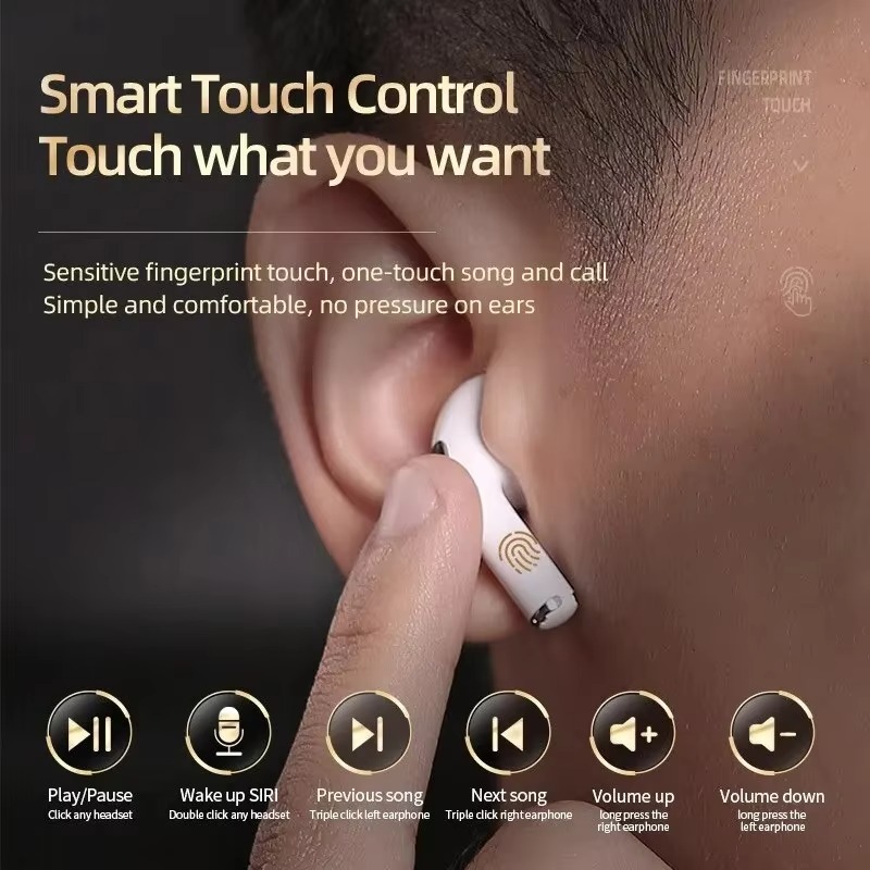 Wireless Bluetooth Earphones Headphones Air Pro 4 TWS Mini Earpone Headset For PC Android Apple iPhone Earbuds Accessories
