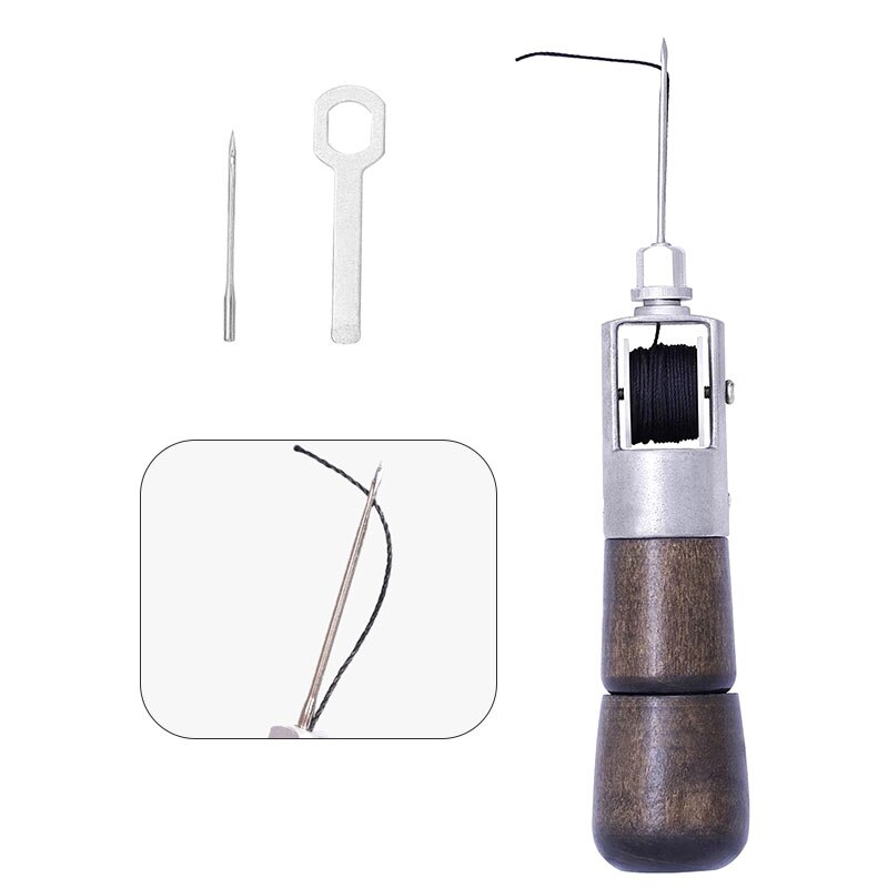 Speedy Stitcher Naaien Priem Hand Stitcher Reparatie Tool Kit Voor Leer En Zware Stoffen Lederen Lederen Naaien Gereedschap