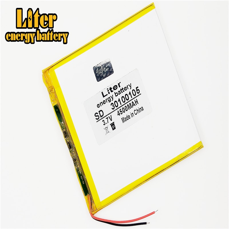Beste Lithium Polymeer Batterij 30100105 3.7V 4500 Mah Mobiele Power Diy Tablet