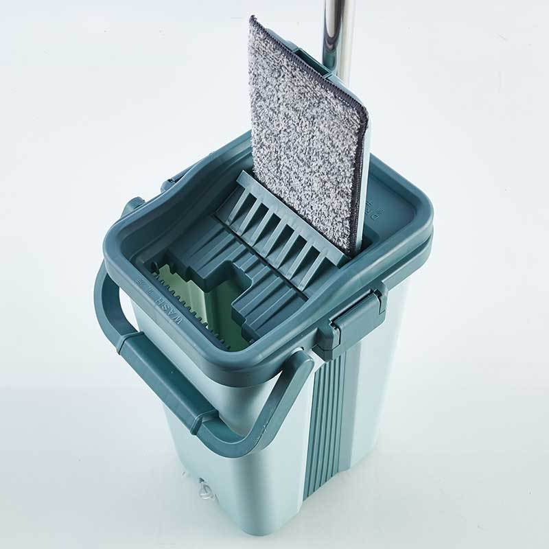 Squeeze Mop with Bucket for Wash Floor Cleaning Home Help Lightning Offers Practical Wet Kitchen Flat Self-Wring Magic Automatic