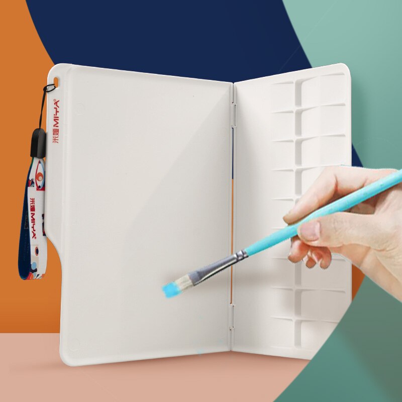 HIMI MIYA paleta farb UFO robić gwaszu akwarela akrylowa i obraz olejny Super paleta dla dzieci, artystów