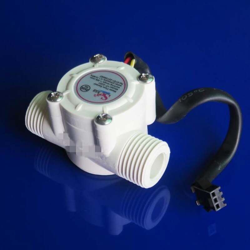 Water Flow Meter Sensor Counter Indicator Flowmeter fuel pool float switch Hall for water heaters G1/2 1-30L/min DN15