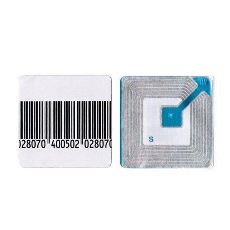 Security Label 1000 Piece 4X4cm RF8.2Mhz EAS Anti Shoplifting System Checkpoint Tagging System Compatible