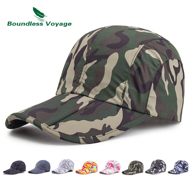 Casquette de Baseball pour hommes et femmes, Voyage sans limite, plage, , séchage rapide, pliable, Sport, respirant, pour l'extérieur: Camo army green
