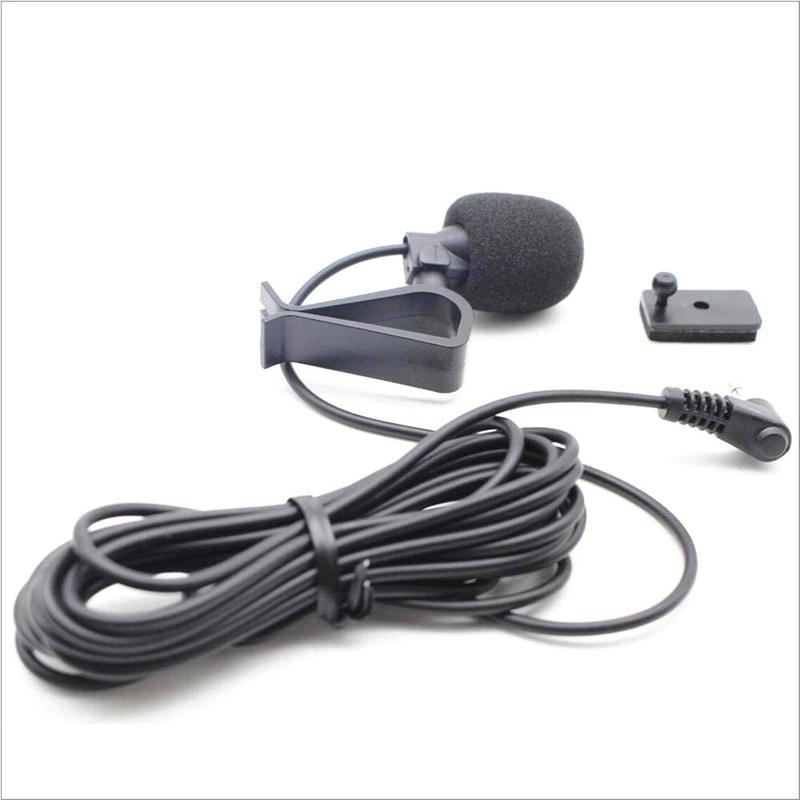 Micrófono externo de navegación para coche, conector Jack de 3,5mm, Mini micrófono estéreo con cable externo para Radio de Dvd automática con línea de 3m