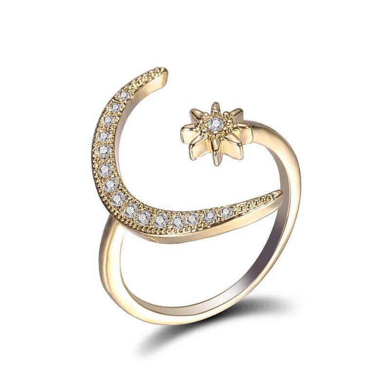 Cz Ringen Voor Vrouwen Anel Zilveren Kleur Bruiloft Sieraden Verstelbare Engagement Ring Bague Femme: SM2412-2