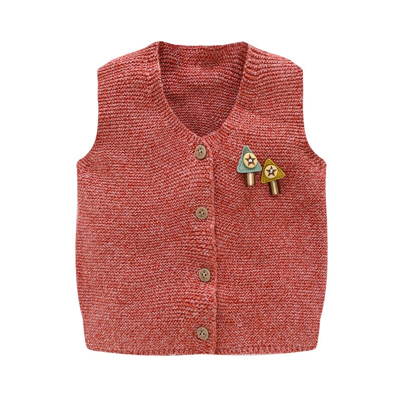 Afslappet småbørn baby drenge sweater vest bomuld blød baby sweater til drenge herre v-hals baby vest vinter forår drenge tøj