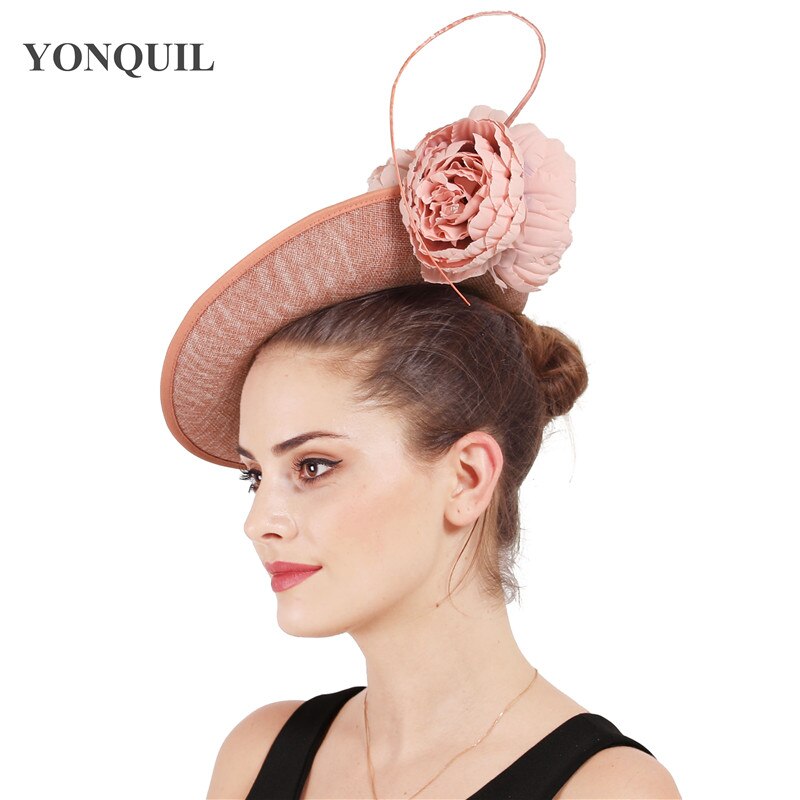 Grands chapeaux élégants fascinants pour femmes, chapeaux décoratifs pour fête de mariage, photographie, accessoires pour cheveux