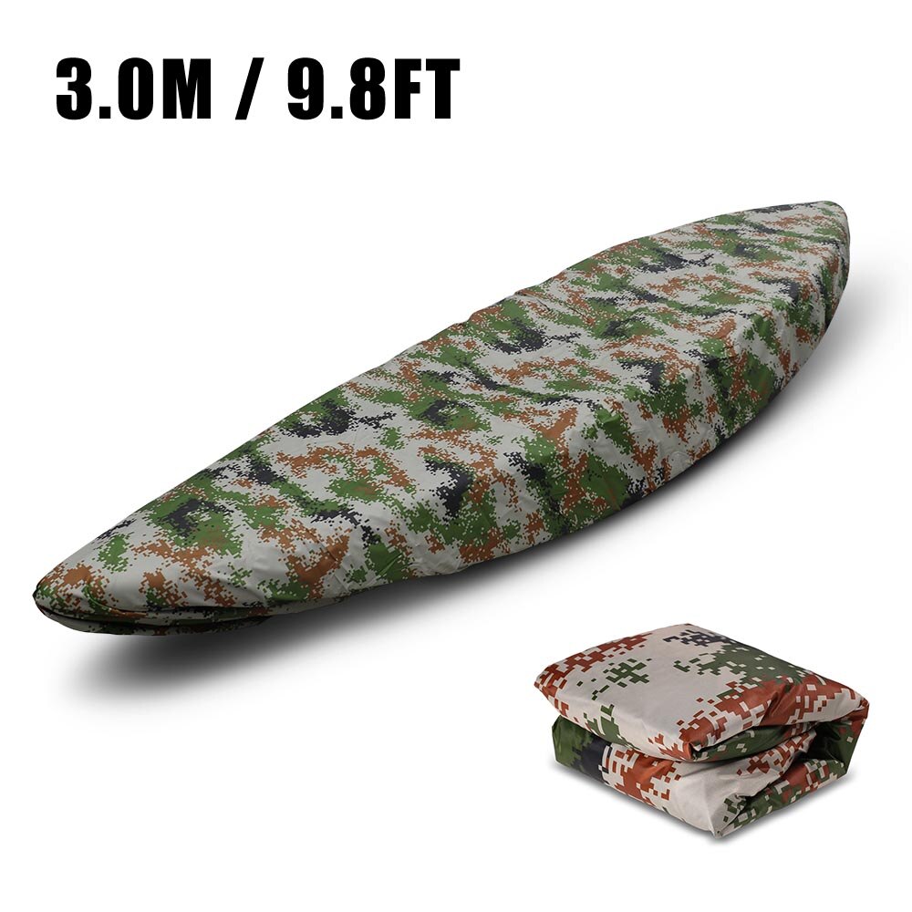 Cubierta Universal para Kayak, cubierta impermeable resistente a los rayos UV, protección contra el polvo, ideal para canoa o Kayak: Camouflage 1  3m