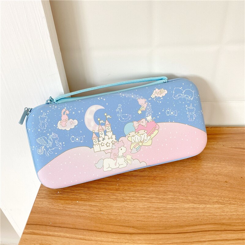 Bolsa de almacenaje de transporte Kawaii para Nintendo Switch, funda protectora con dibujos animados de Anime: 28