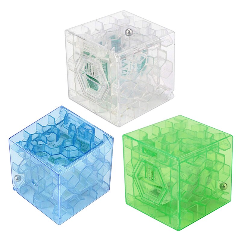 3D Mini Speed Kubus Doolhof Magische Kubus Puzzel Puzzel Spel Labyrint Rollende Bal Speelgoed Leren Speelgoed Voor Chilren Volwassen