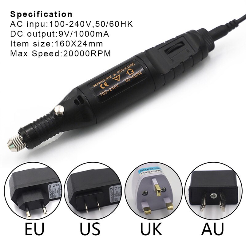 DIY Leather Grinding Tools Mini Portable Drill Versatile Polishing Machine Bits Tools Kit Purple Sandalwood Grinding Head Suit