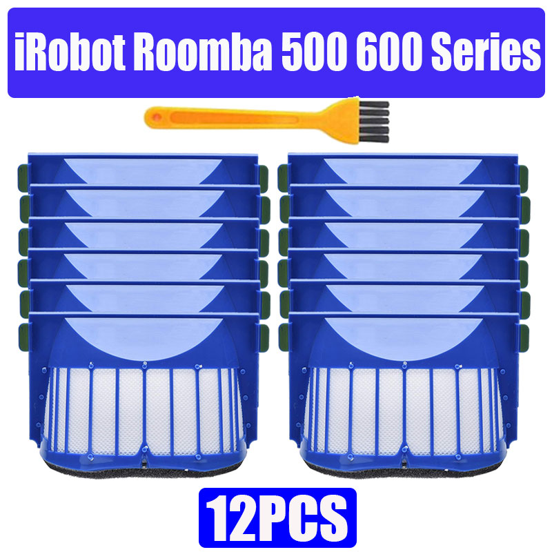 Hepa Borstel Filter Vervanging Voor Irobot Roomba 500 600 Series 536 550 551 620 650 Stofzuiger Onderdelen Accessoires