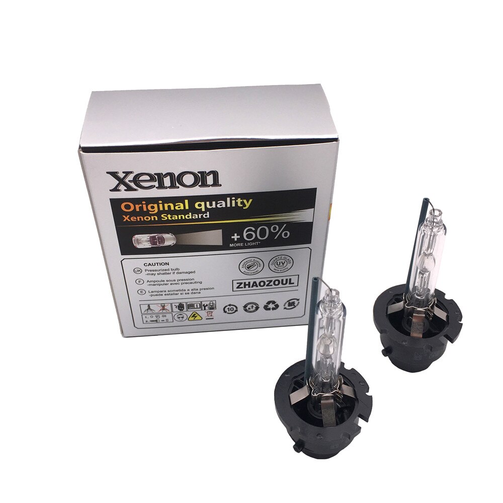 2 stk  d2s 4300k 6000k 8000k billykter xenon hid pære lampe til bmw  e63 e65 e46 e60 e85 e53 vw golf 4 iv