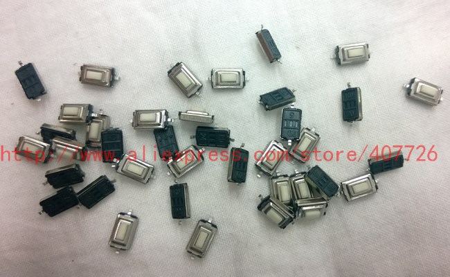 50 stks/partij SMT 3x6x2.5MM 2PIN Tactile Tact Push Button Micro Switch Zelf-reset momentary