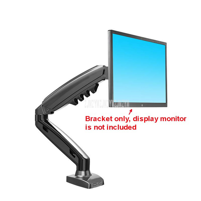 Desktop Lcd Monitor Mount Stand Scherm Rack Holder Roterende Display Monitor Beugel Fit Voor 17 "-27" max Ondersteuning 9Kg: Default Title