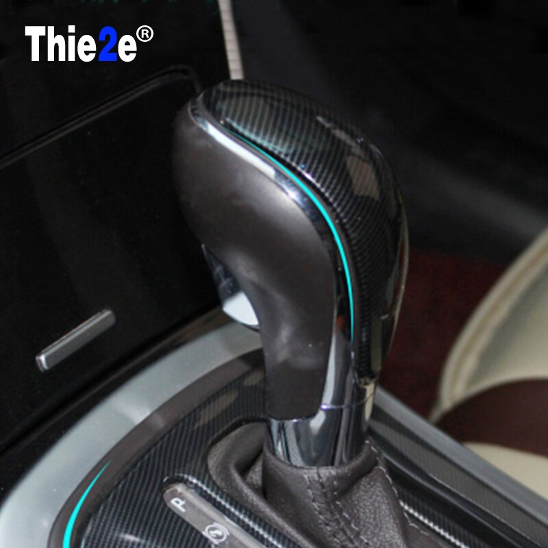 Bil styling abs krom vid växel vred lock trim för opel astra j insignia sedan sport tourer