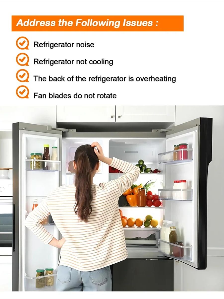 Compatible con motor de refrigerador Midea, amortiguador eléctrico BCD-529WKGPZM FBZA-1750-7, accesorios para conductos de aire