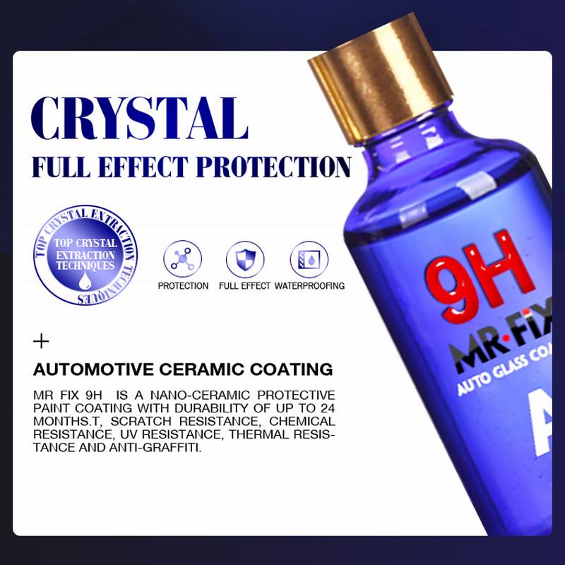 9h bilmaling keramisk glascoat hydrofob nano glasscoat anti-ridse polsk super detaljerende coating styling