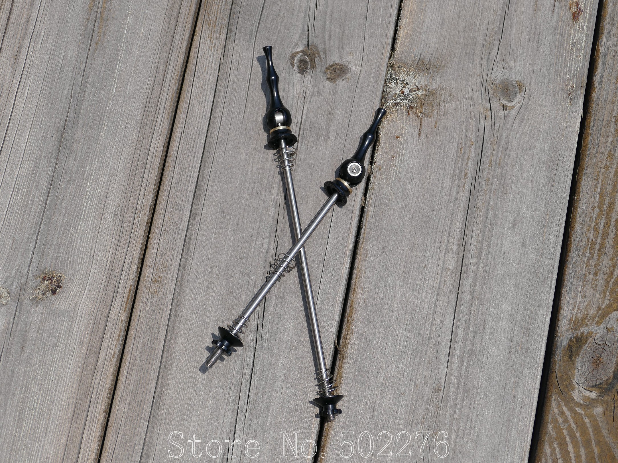 Black QR Quick Release Mountain Road Bike QR Quick Release Lever Hub Cycling Wheel Ti Titanium Skewer