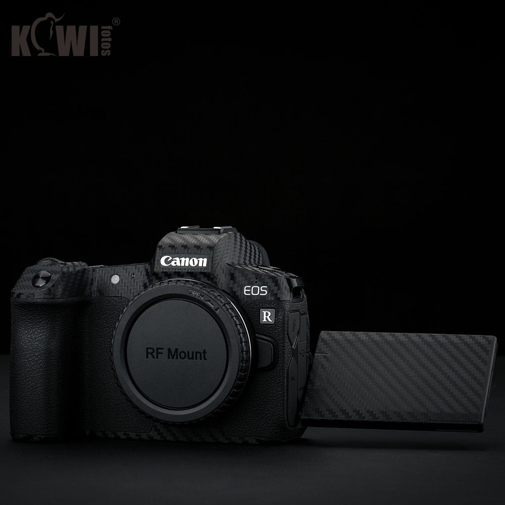 Cubierta de Cuerpo de Cámara antiarañazos, etiqueta de protección 3M para Canon EOS R, soporte de agarre antideslizante, Protector de piel, película de fibra de carbono