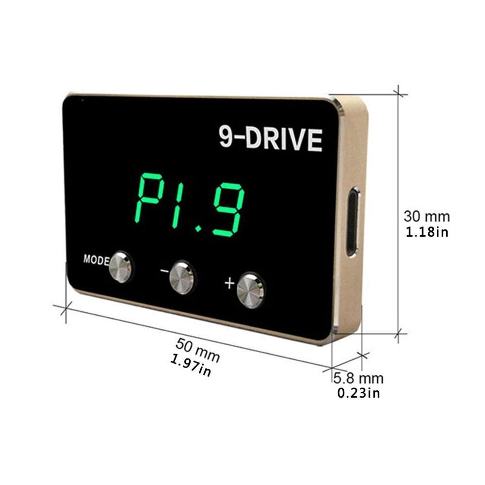 Smart Electronic Throttle Accelerator 9-Mode Throttle Controller Car Modified Power Accelerator Ultra Thin Display Screen