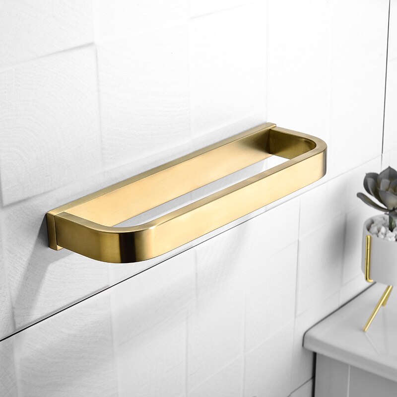 Handdoek Ring Handdoek Bar Toilet Handdoekenrek Houder Rvs Gouden Antieke Badkamer Accessoires