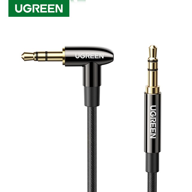 Upgrade】UGREEN 3.5mm Audio AUX Cable Nylon Braided Aux Cord Male to Male Stereo Hi-Fi Sound Auxiliary Audio Cable for Car: 2m