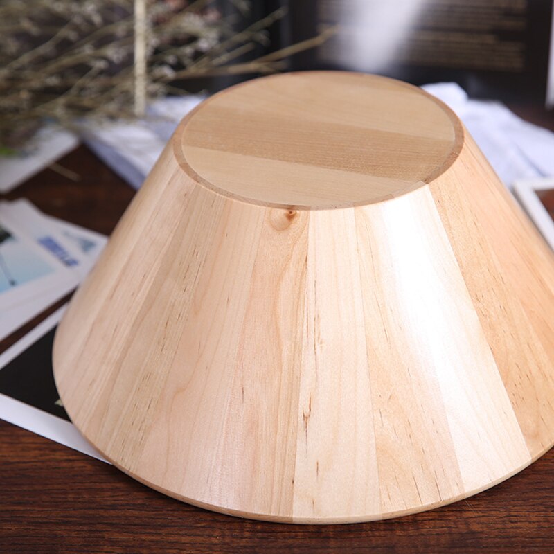 Cuenco de madera-ensaladera de madera con servidores de ensalada de Acacia, mezclador de 10 ", servicio, Frutero de madera