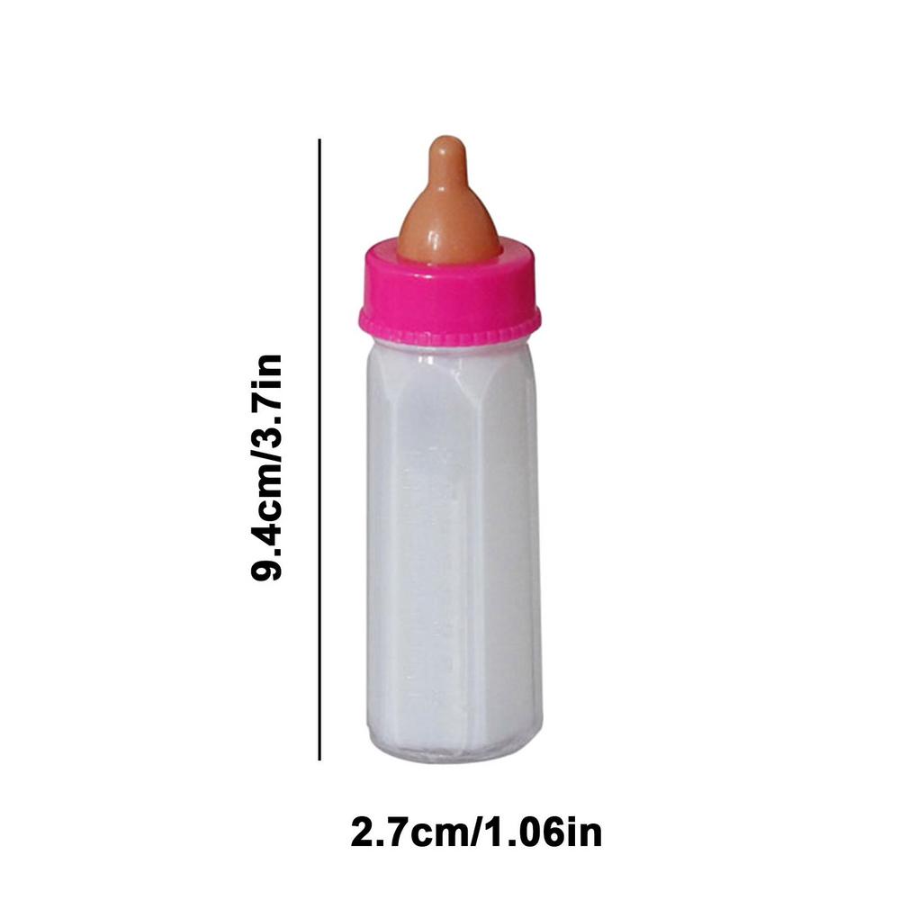 Botellas mágicas de muñeca con jugo líquido que desaparece, juguete para juego de imitación para niños extraños, alivia el estado de ánimo, relaja la concentración: Blanco