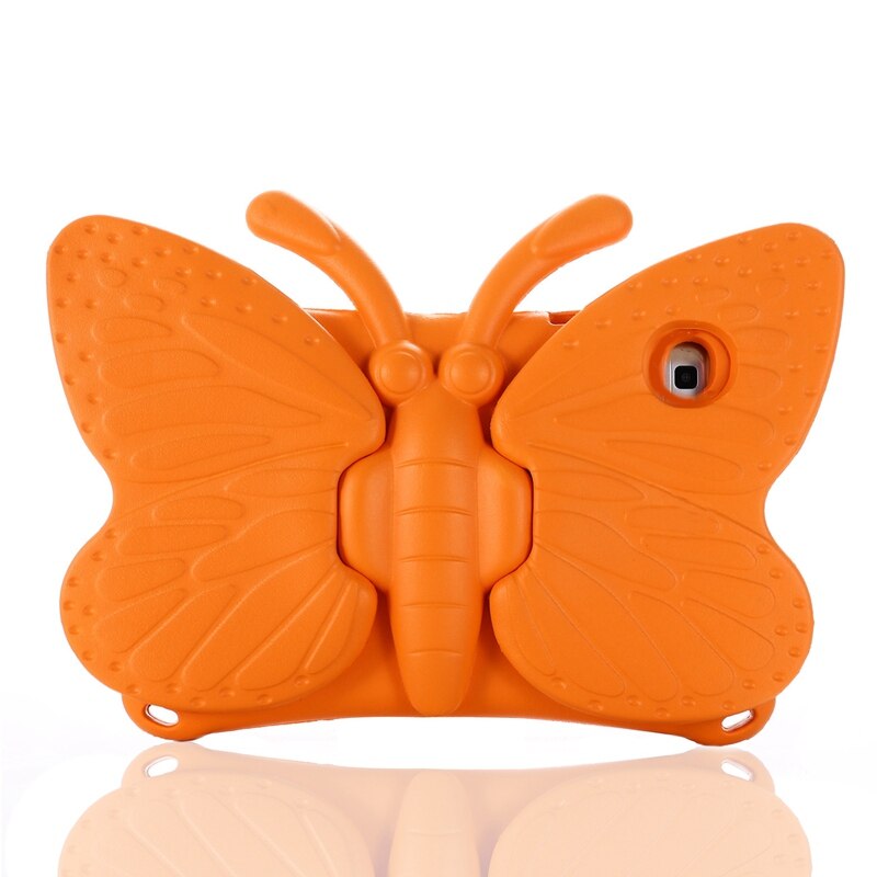 Case For Samsung Galaxy Tab A 10.1 SM-T510 SM-T515 Cute butterfly Kids Tablets Cover For Samsung T510 T515 fundas+Soft Film: Orange