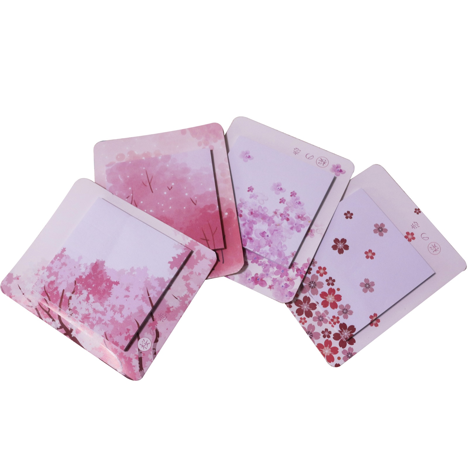 30 Vellen Roze Kleur Bloem Stijl Dagelijkse Schema Memo Pad Te Houden Nieuws Of Doen Lijst In Kantoren, school, Thuis Sticky Notes