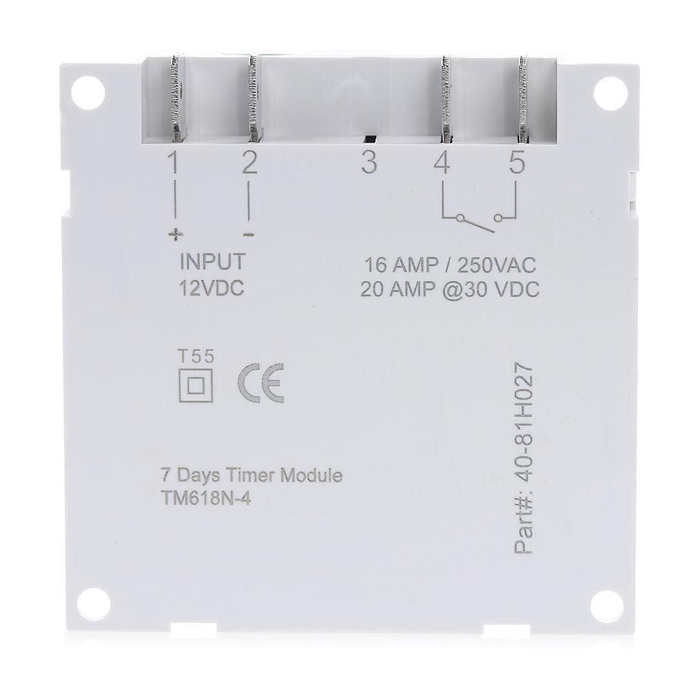 SINOTIMER 12V Programmable Control Power Timer Switch Power Timer It Is Widely Used In Streetlight Neon Light Lamp Ect
