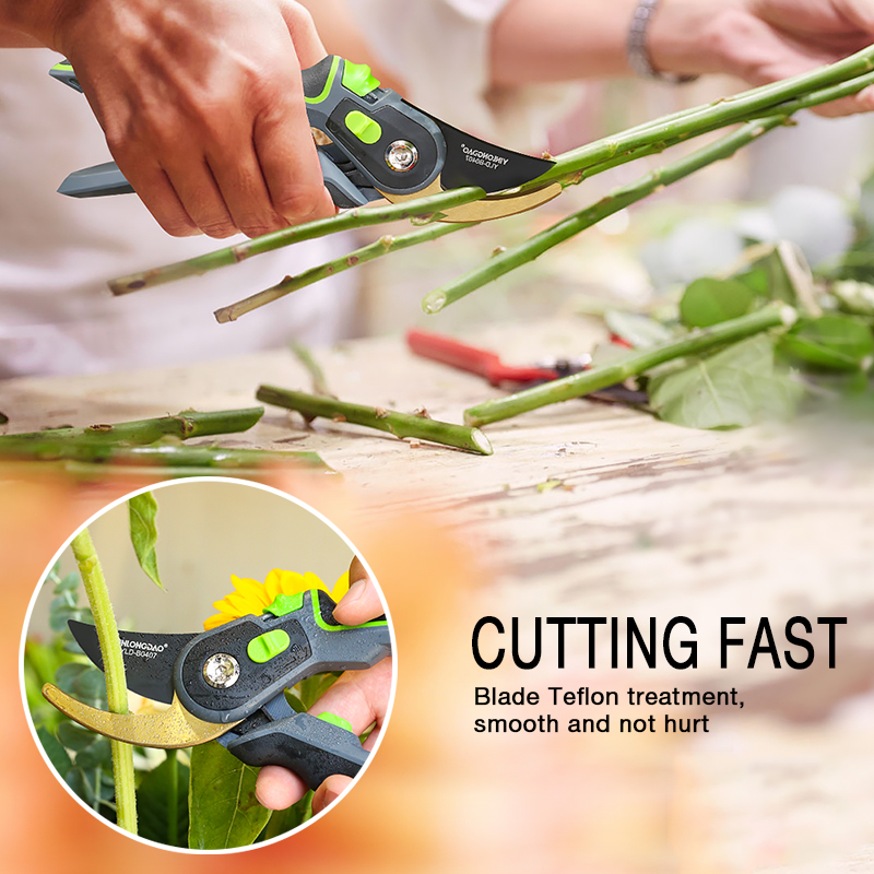 DTBD Gardening Pruning Shears Set Plant Trim Fruit Shears Multi-Function Tree Scissor Garden Shears Set 540MM Saw Hand Tool