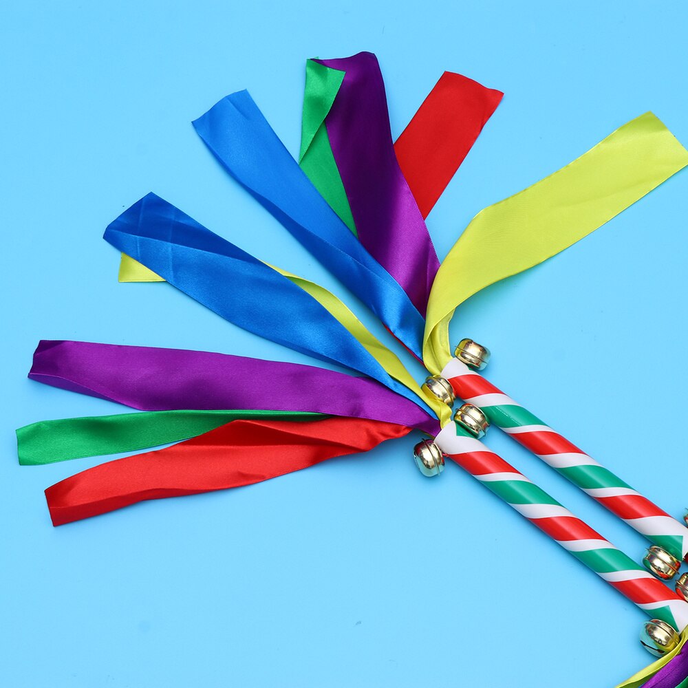 2pcs Cheering Props Durable Protable Colorful Dancing Streamers Gymnastics Props for Boy Performance Cheering