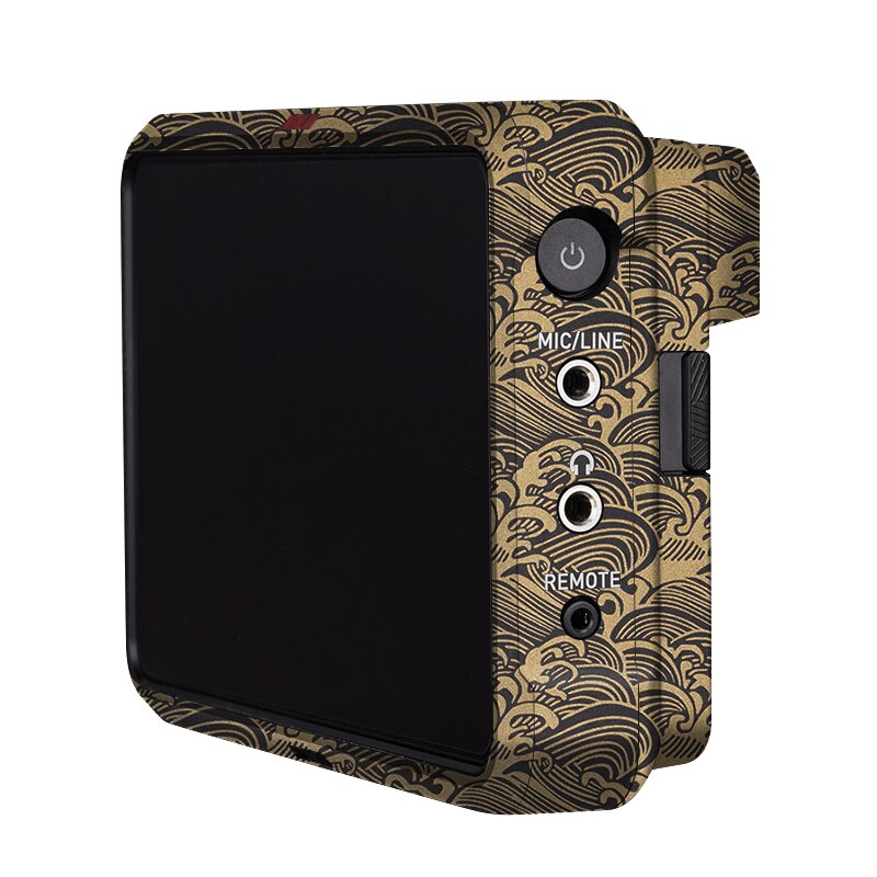 Ninja V Monitor Vinyl Aufkleber Haut Anti kratzen wickeln Abdeckung für ATOMOS Ninja V 3M Prämie Anti kratzen Gericht wickelt Fällen: golden Welle