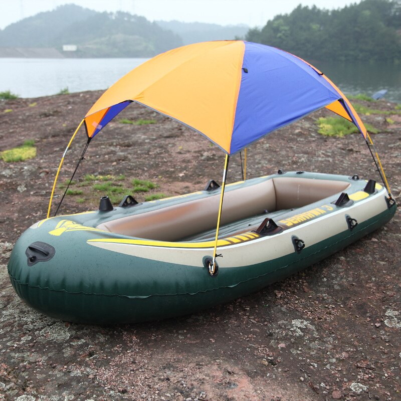 Boat Sunshade Fishing Sun Tent Boat Pergola Inflatable Boat Rubber Boat Tent Rain Sun Protection 0367 XB: 2 people