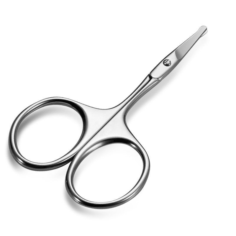 Curved Blade Eyebrow Scissors Stainless Steel Precision Trimmer Eyebrow Eyelash Hair Remover Tool Nose Hair Scissor