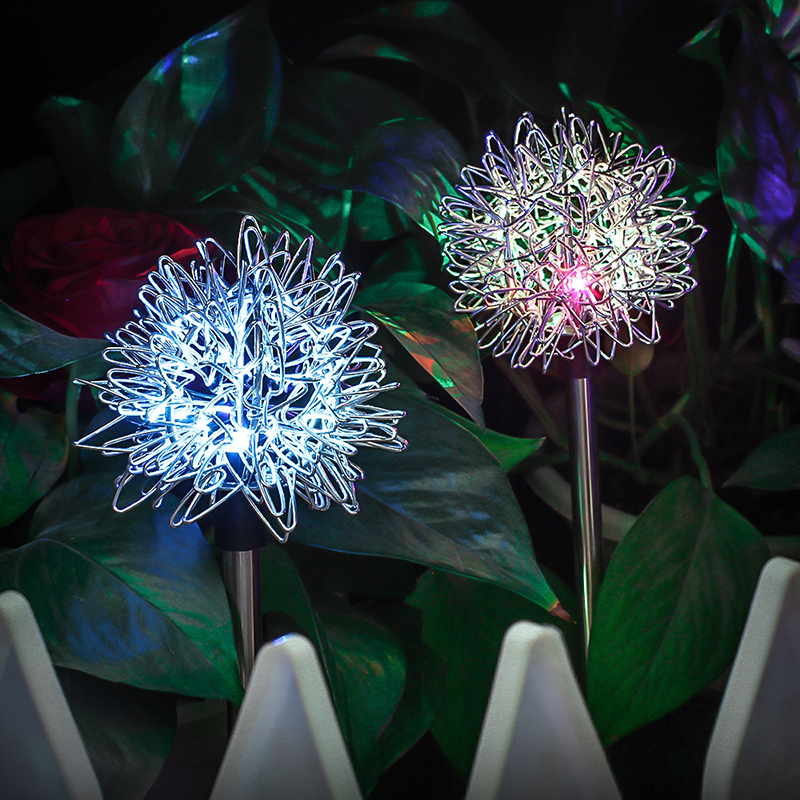 Lampe solaire d&#39;extérieur en forme de plante, luminaire de paysage Unique, idéal pour une pelouse, une cour, un jardin ou un Patio, SEC88